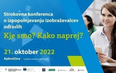 Zaključuje se projekt izpopolnjevanja izobraževalcev odraslih